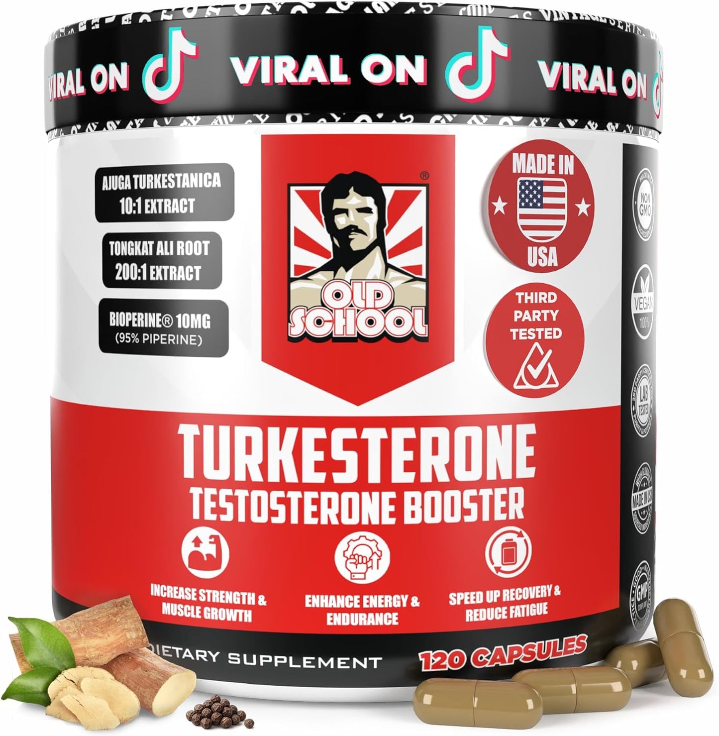 TURKESTERONE by Old School Labs® + Tongkat Ali