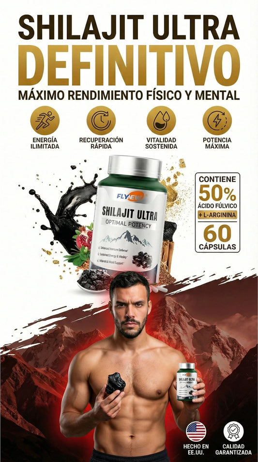 Fly New® Shilajit Ultra Original Importado- Descubre el Secreto Milenario 🔥