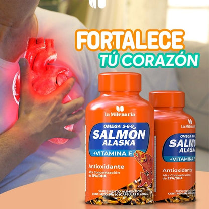 Omega 3-6-9 Salmón de Alaska- Cuida tu Salud Desde Adentro